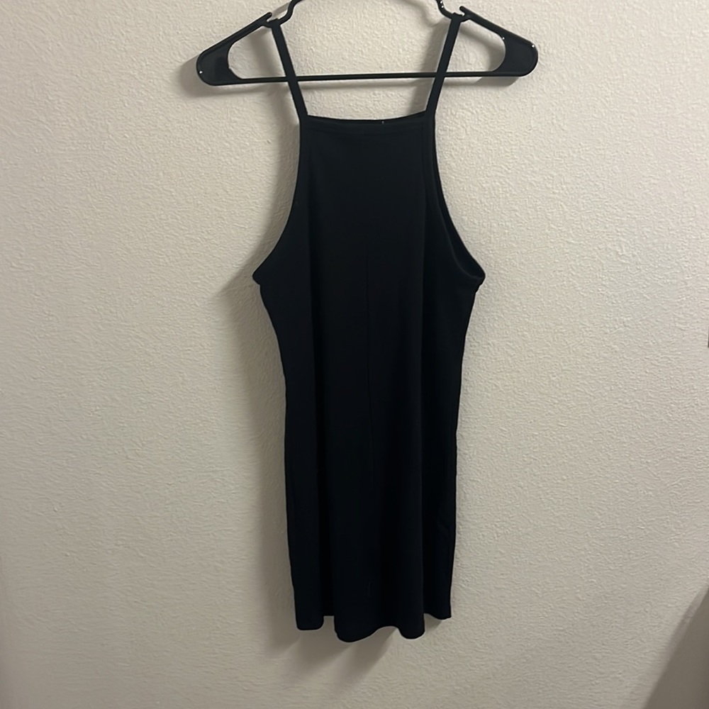 Project basic black ribbed dress - Picture 2 of 2